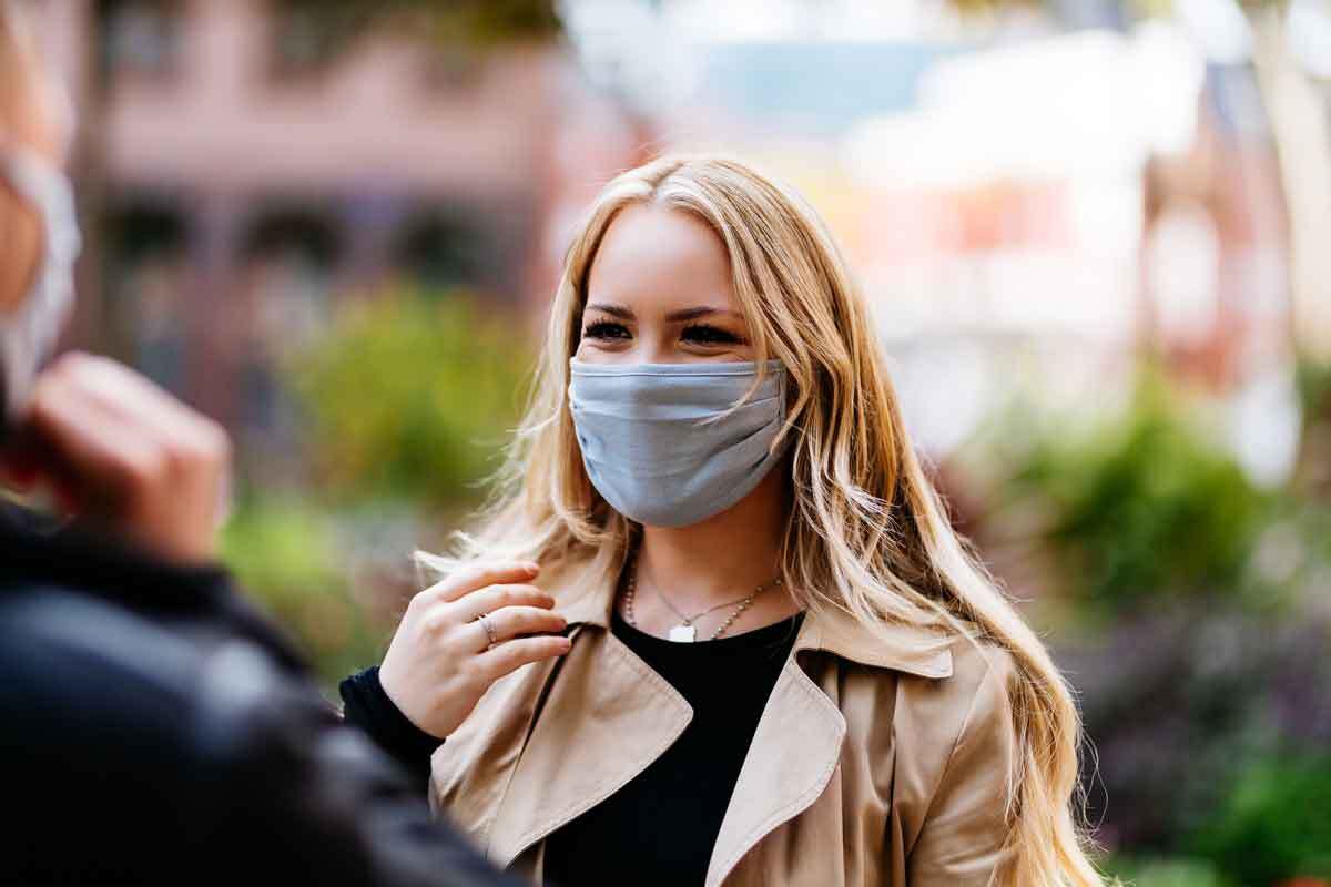 Woman Wearing Mask - Love Languages in the Time of COVID