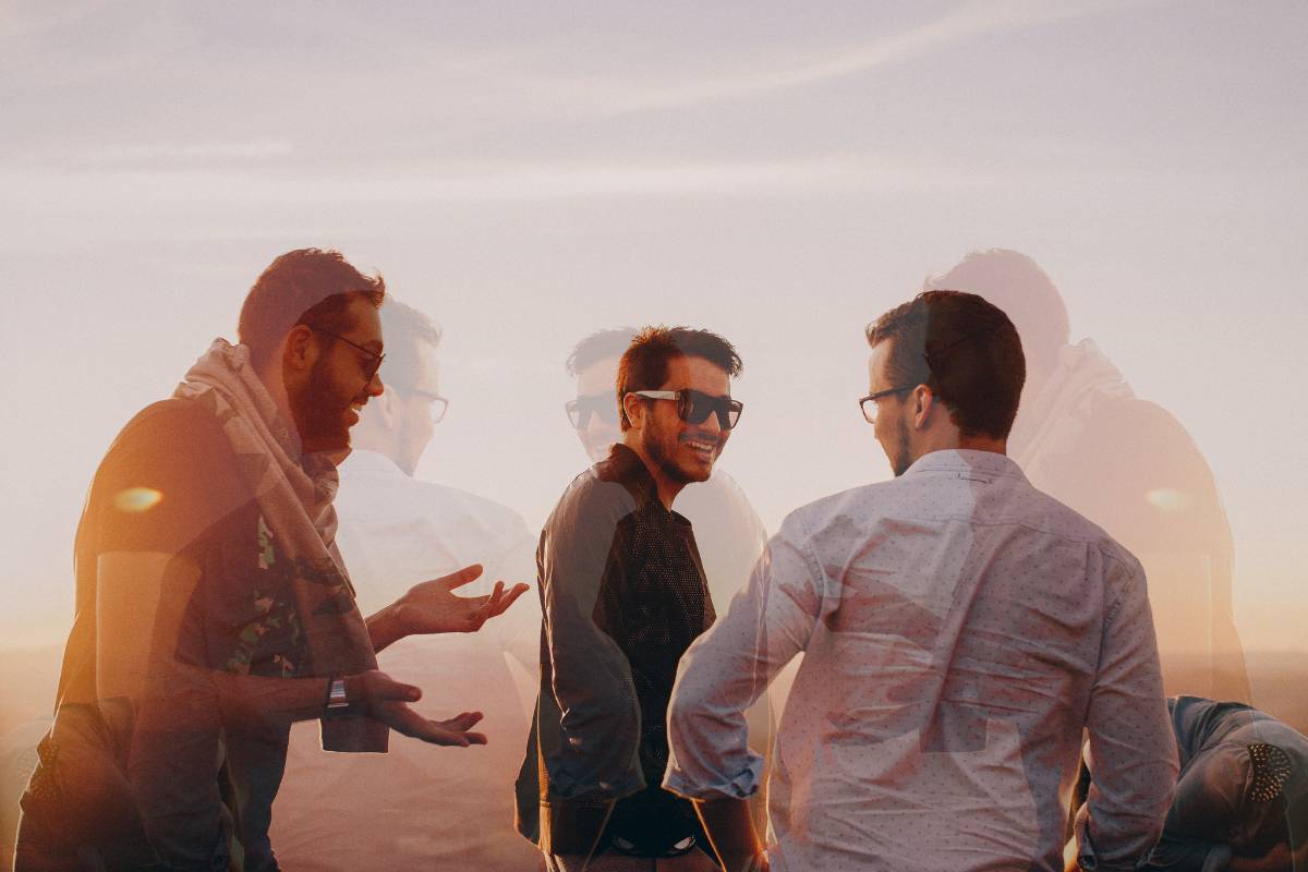 a photo of three men, examples of the kind of men you'll date before meeting mr. right